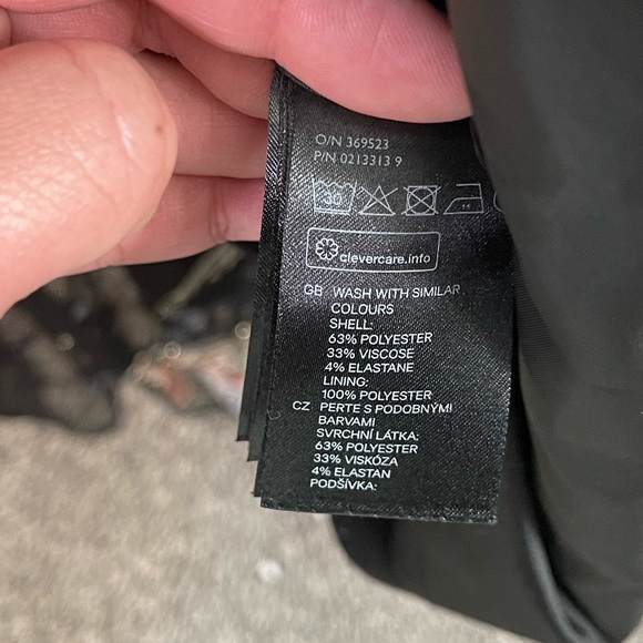 H&M Black Oversized Textured Blazer 8 - Picture 10 of 10